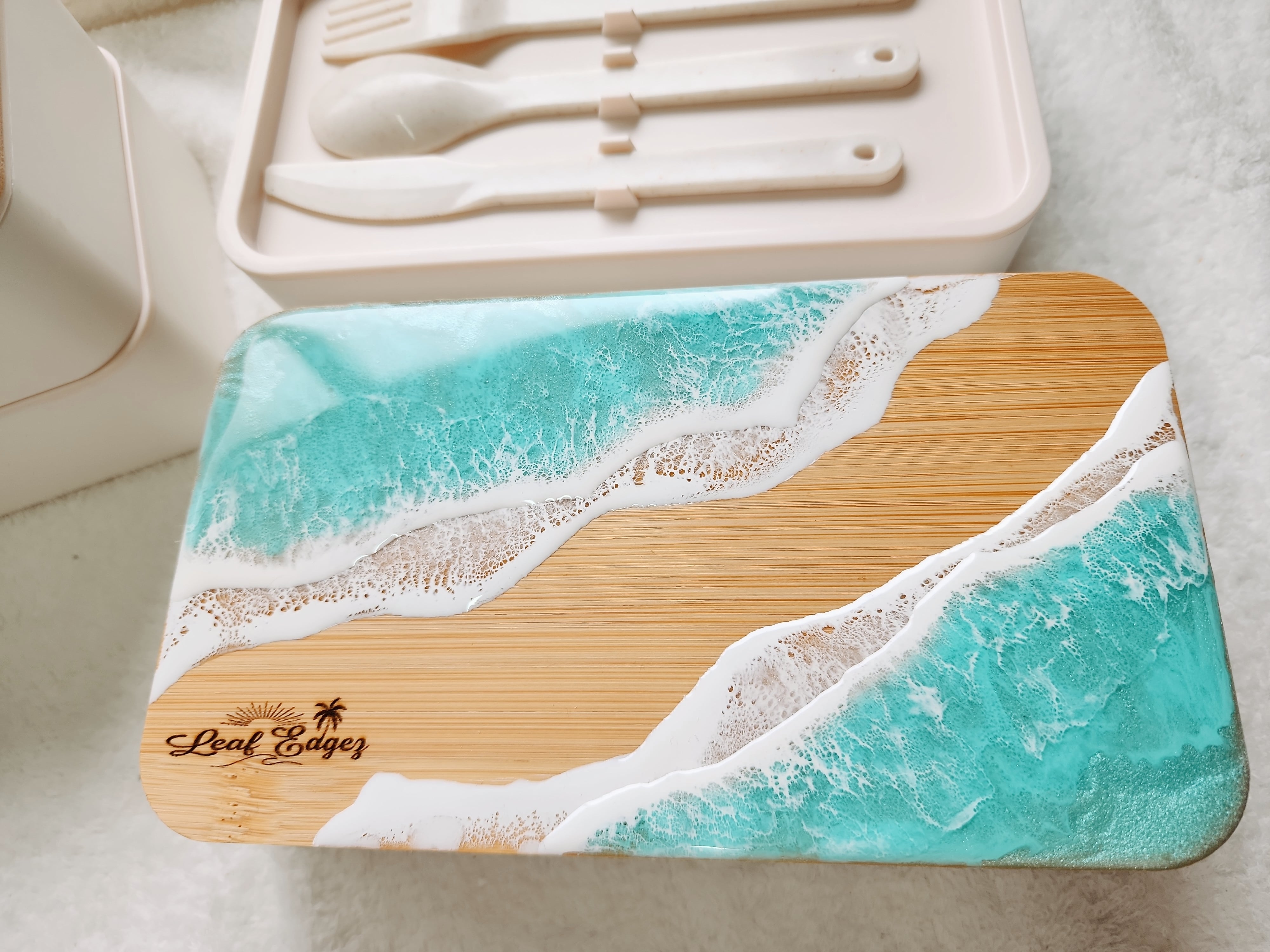 385.オーシャンレジンアート ランチBOX