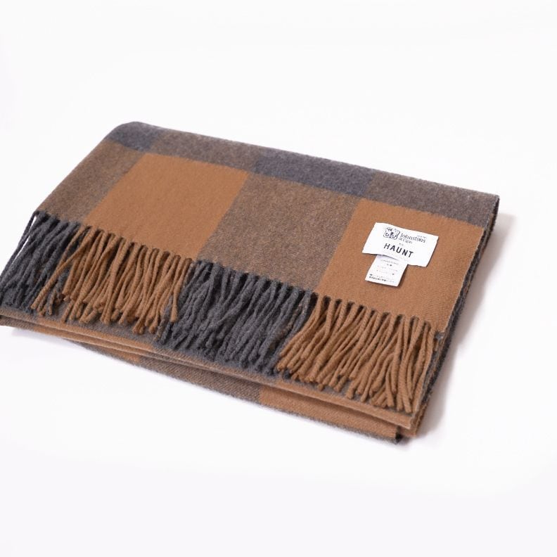 ジョンストンズ HAUNT ハウント 別注 カシミア大判ストール