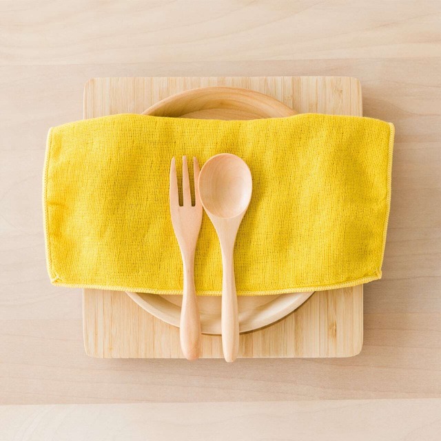 クムコ ハンカチMサイズ 同色5枚セット 25×25cm