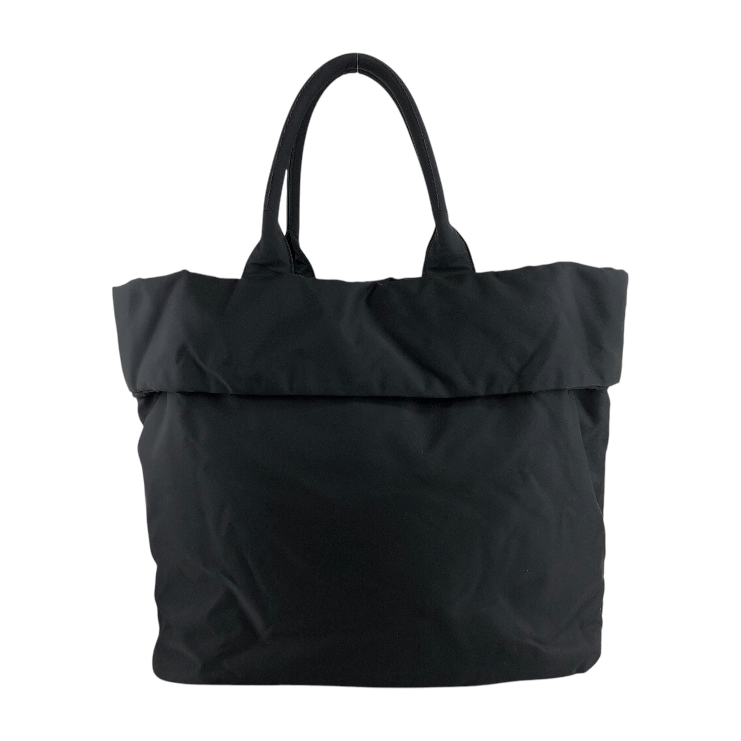 ちはPRADA ブラック ナイロンハンドバッグ　ヴィンテージ PRADA】 ナイロン ハンドバッグ ブラック