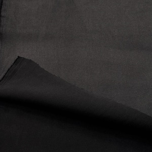 TC072◆2m◆L◆綿ポリエステル100%滑らかスエード生地◆ブラック