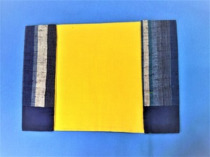 遠州綿織物手縫いブックカバーツートンシリーズ(文庫本サイズ・両見返し綴じ)