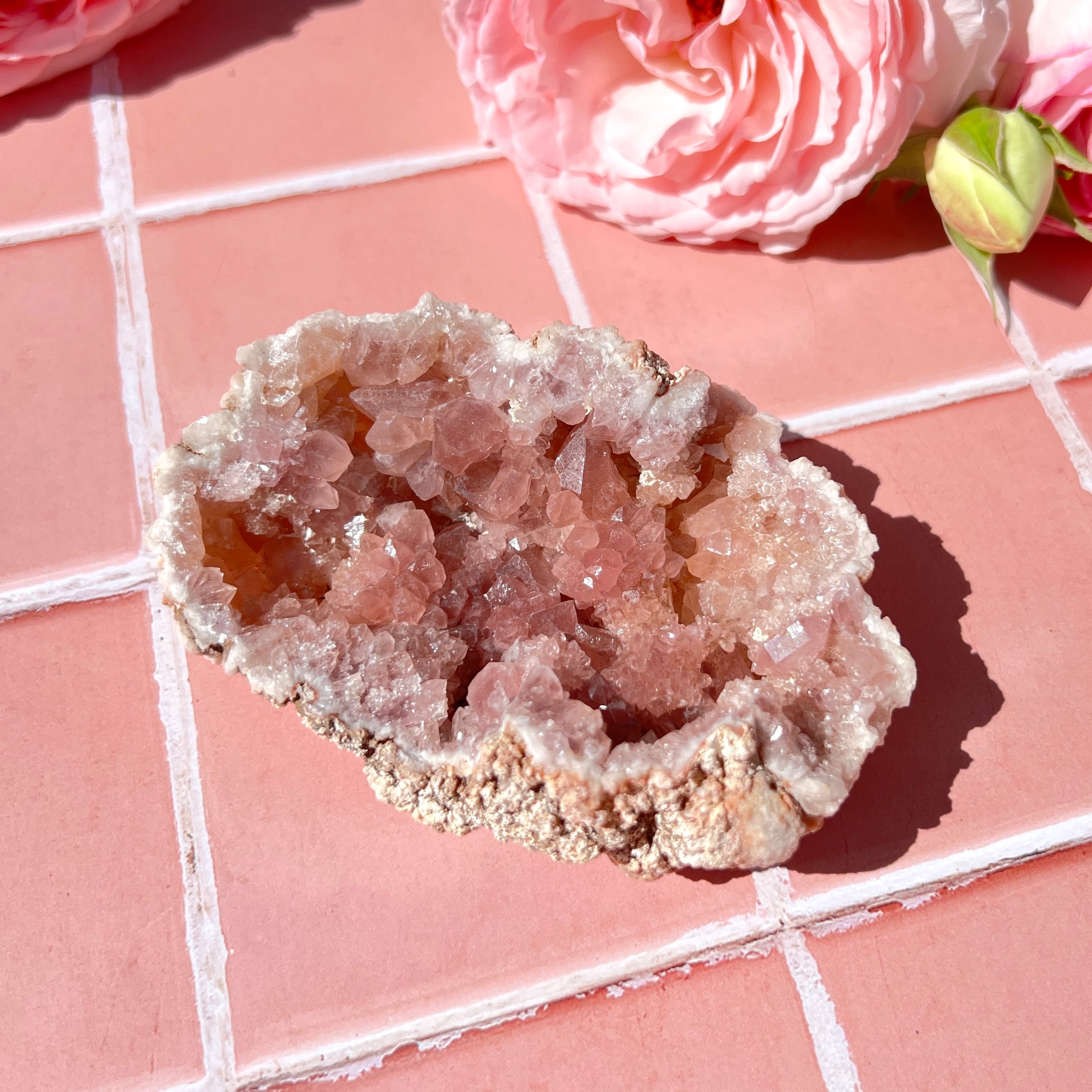 XL ピンクアメジスト ⊹ ジオード / 183g ⊹ Pink Amethyst Geode