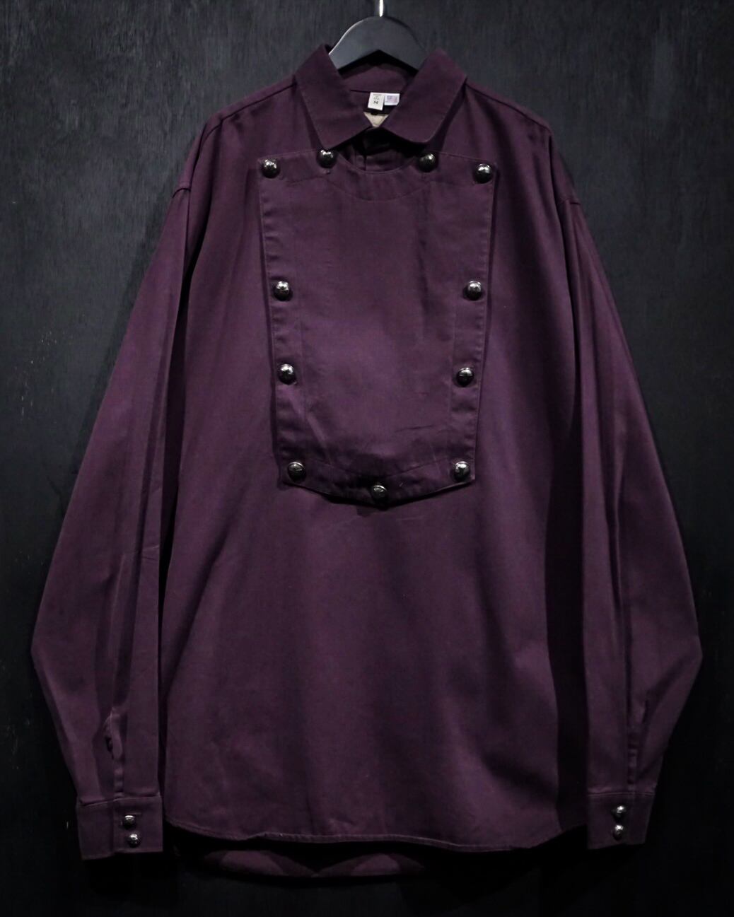 WEAPON VINTAGE】Beautiful Purple Color Vintage Loose Cavalry Shirt  