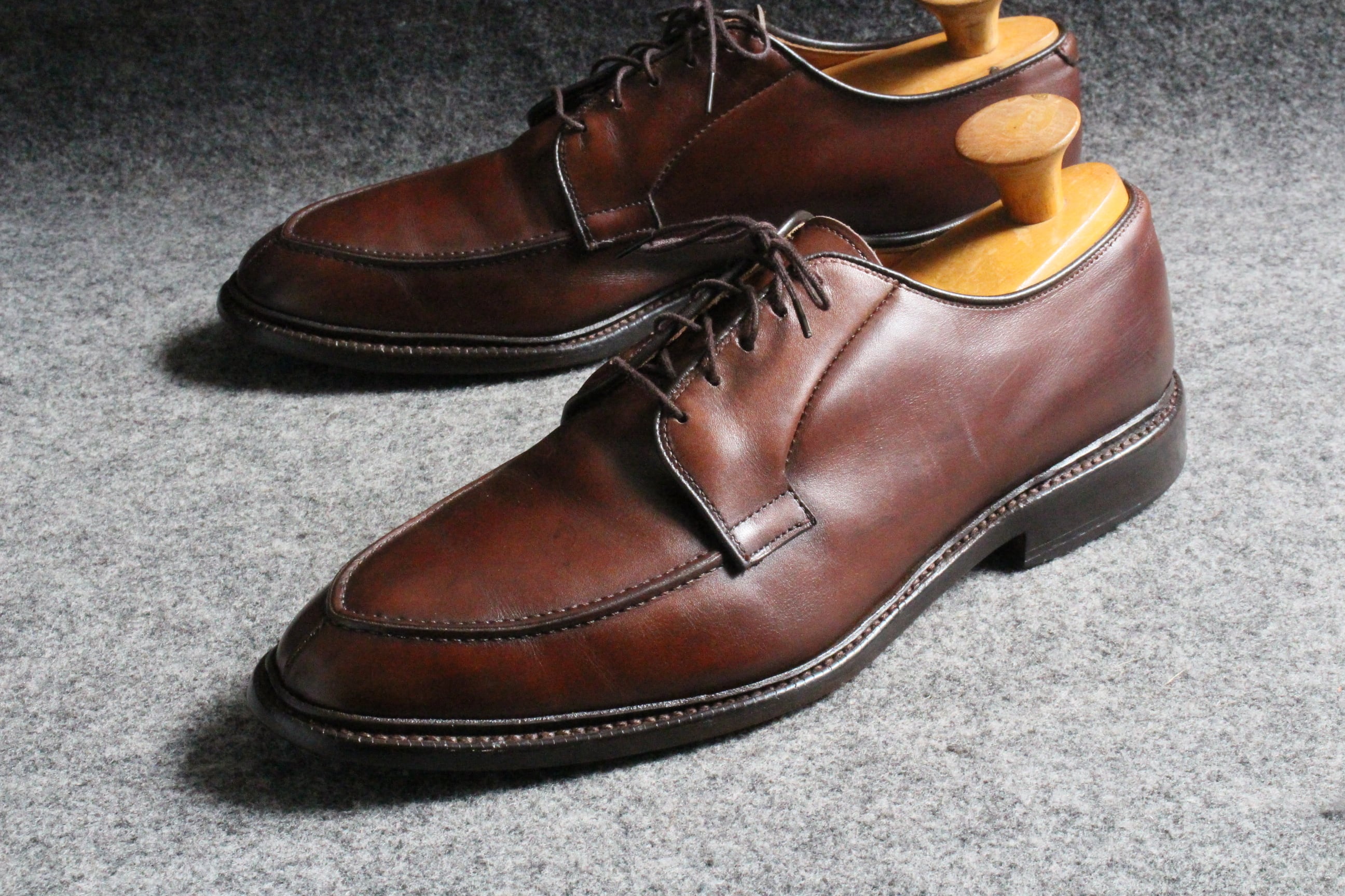 US8B Allen Edmonds Brentwood Vチップ MADE IN USA Late 70's | SUPER