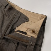 EDIFICE エディフィス ヘリンボーン ストライプ スラックスパンツ ボトムス 46 /メンズ/日本製/ベイクルーズ