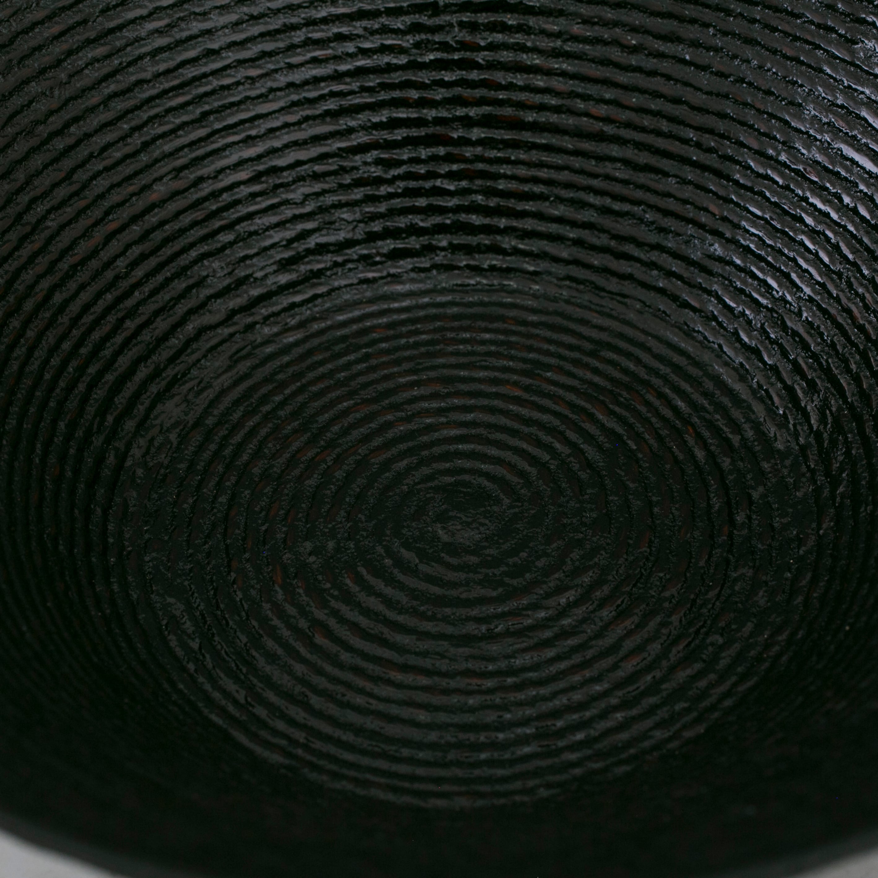 越前漆器 松田宝仙 縄漆 そば鉢 麺鉢 ペア 丼 一対 日展作家 福井の