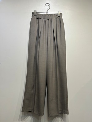 margaux vintage　センタープレスウエストゴムパンツ