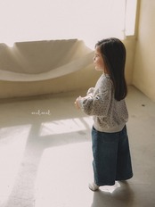 【取寄/韓国直送】melmel プリントワッフルトレーナー｜秋服｜韓国子供服 ｜26/AT