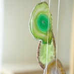 Healing Green 09 - アゲートヒーリングチャイム / Agate Sun Catcher Wind Chime 675