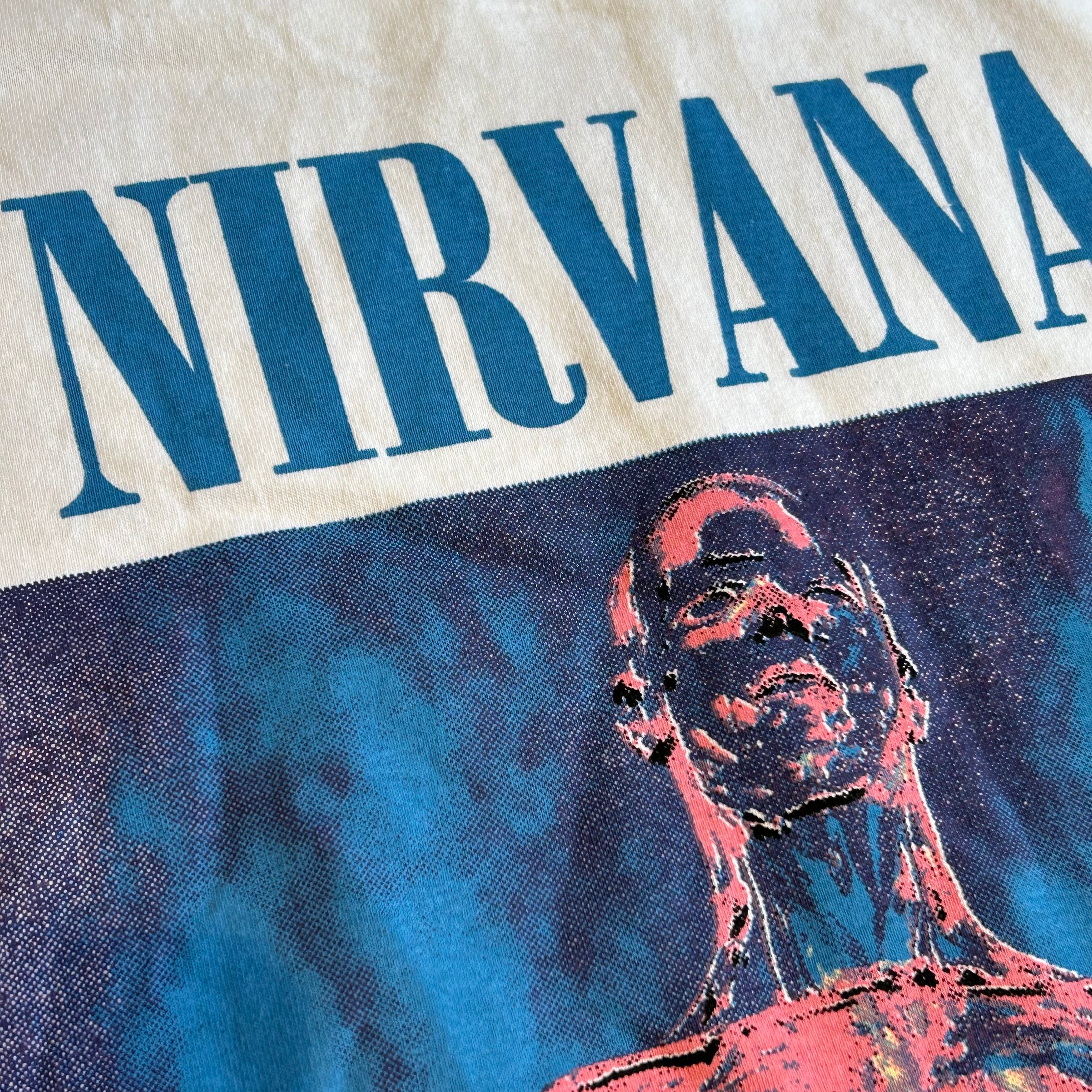 Vintage NIRVANA SLIVER TEE White | RECEPTION SNEAKER Vintage NIRVANA SLIVER TEE White | RECEPTION SNEAKER