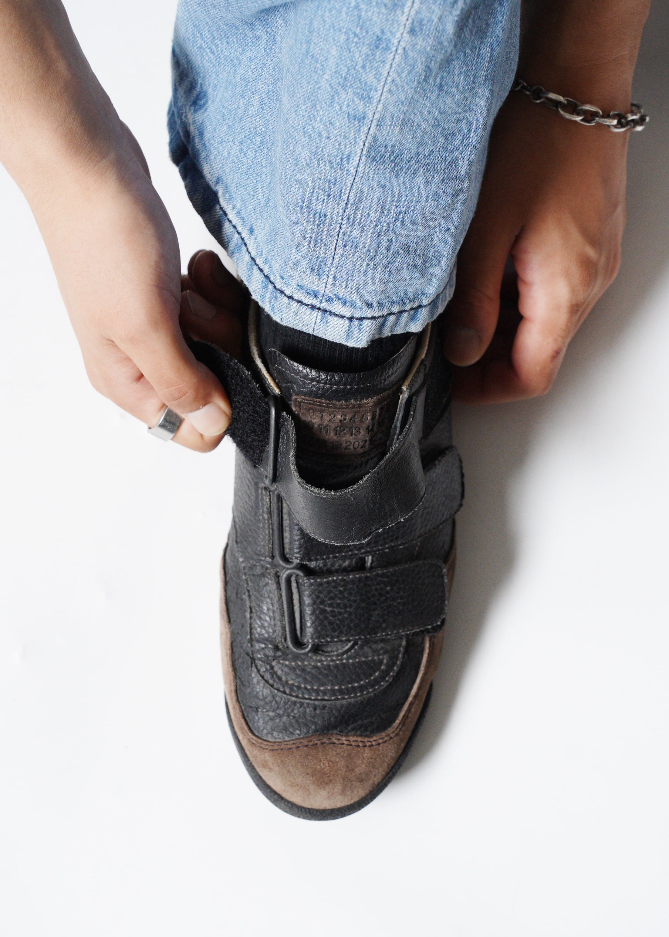 Martin Margiela 03AW Square toe side zip boots | CETTEN