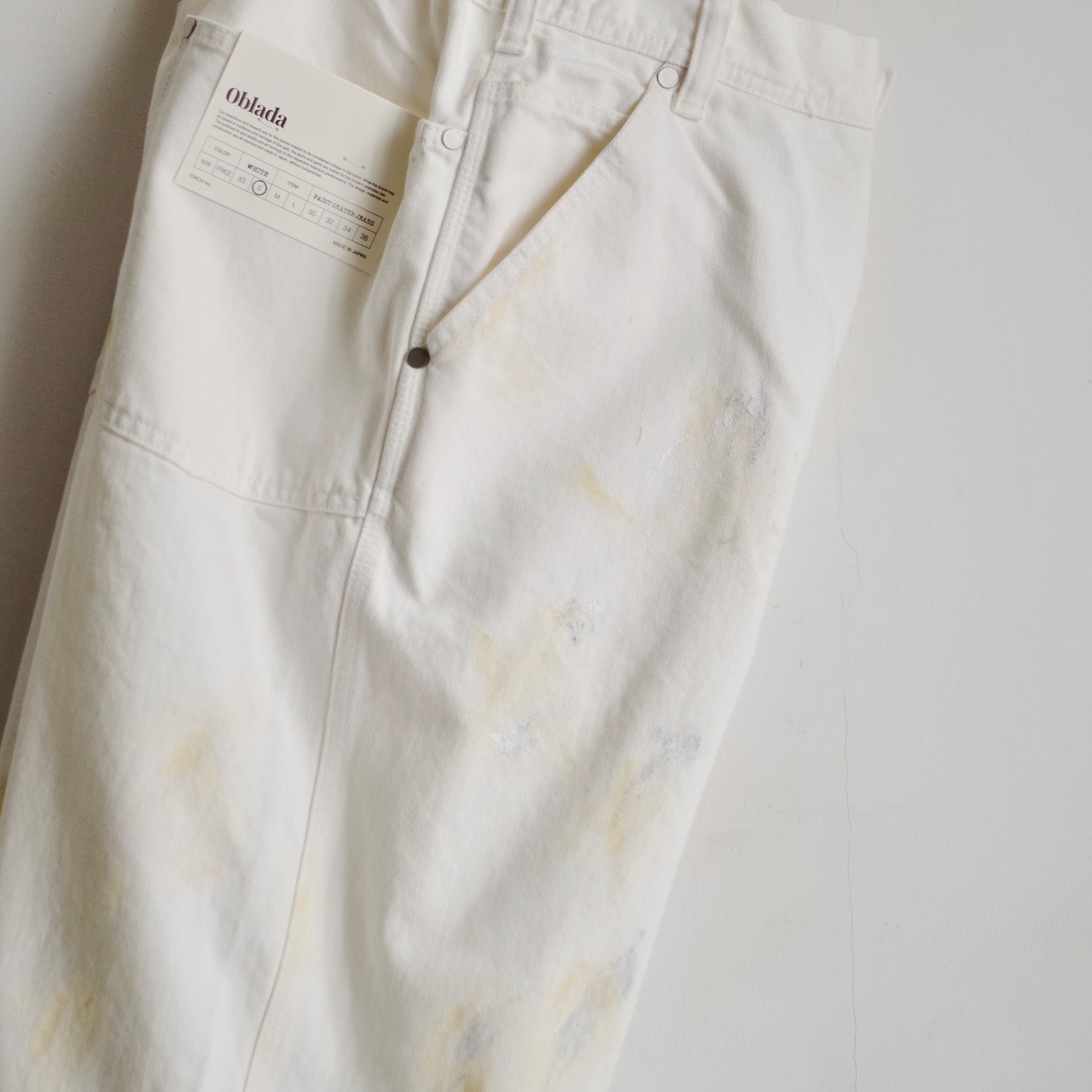 Oblada  PAINT SKATER JEANS