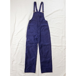 【1950s】"Eska" French Vintage Blue Moleskin Overall, Mint Condition!!