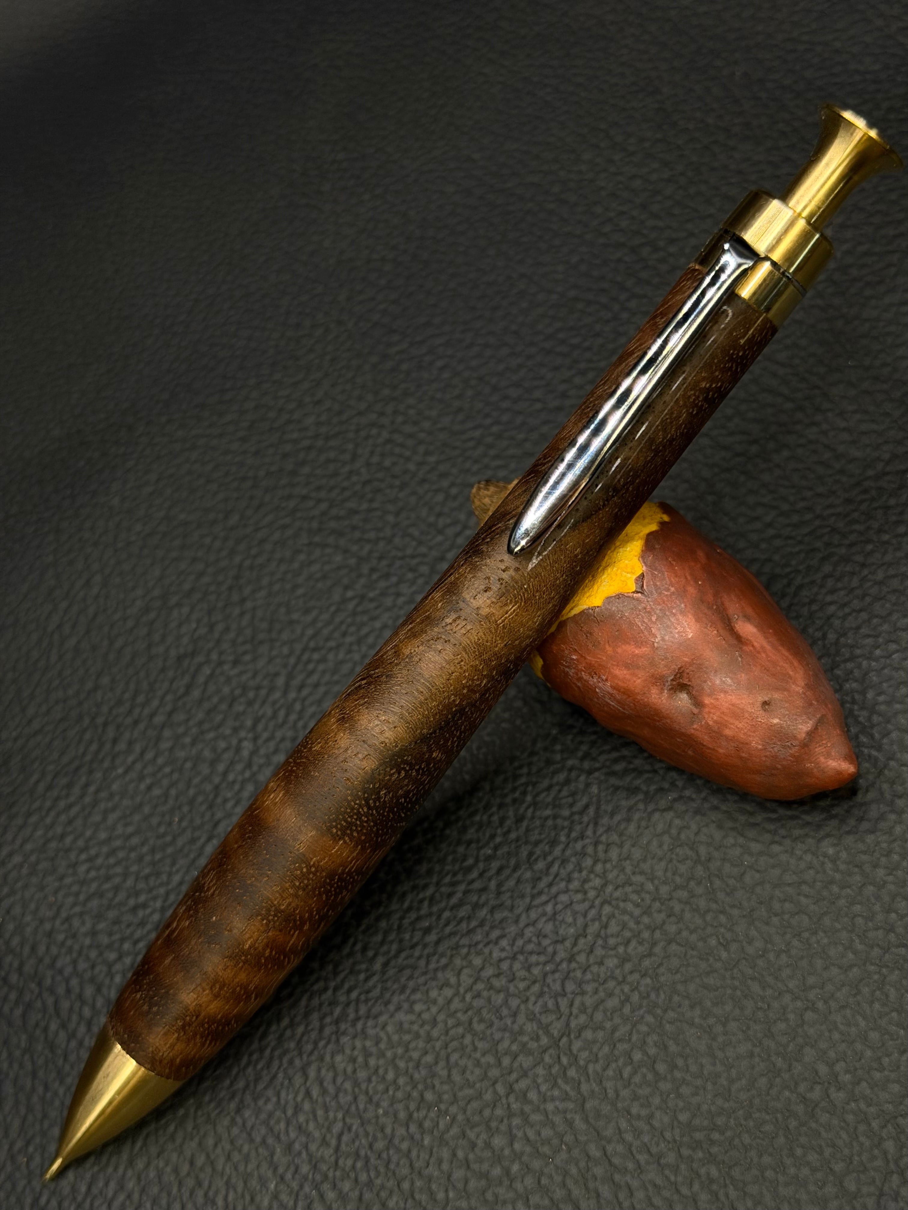 こぶた工房　極上バーズアイ　シャープペンシル　箱付き こぶた工房