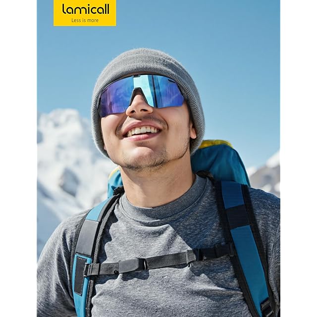 新品未開封》[Lamicall] スポーツサングラス 偏光レンズ 自転車 登山