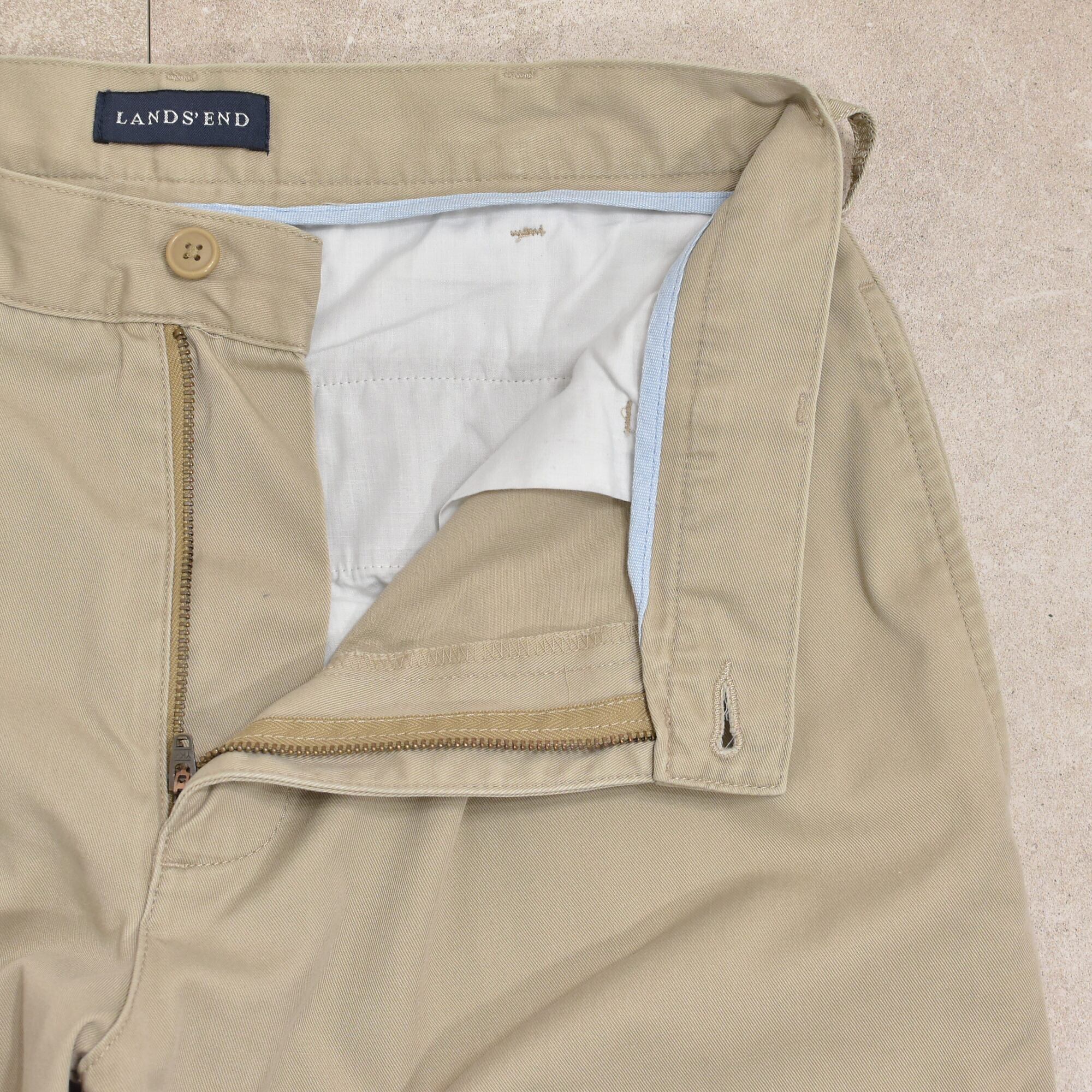 00s LAND'S END 2tuck chino trousers | 古着屋 grin days 00s LAND'S END 2tuck chino trousers | 古着屋 grin days
