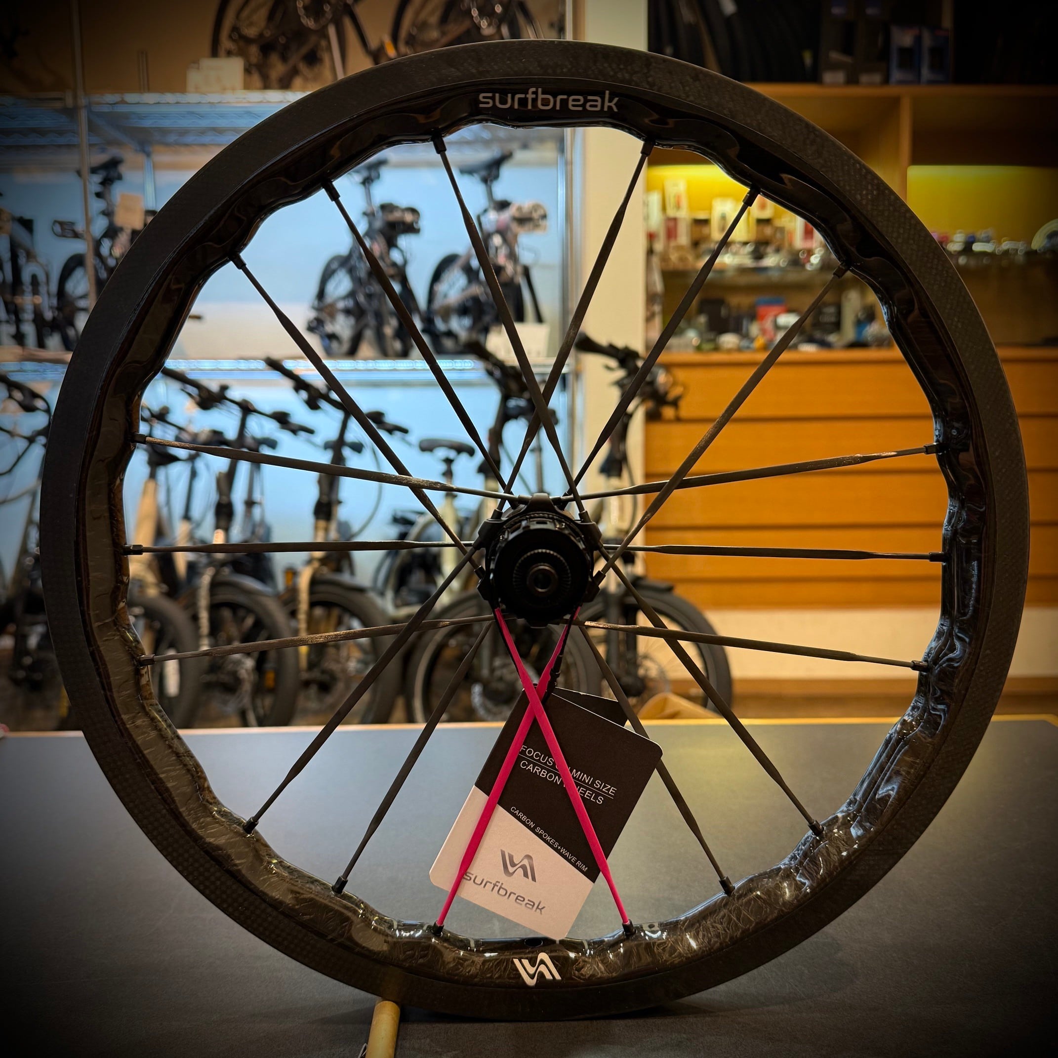 SMC Surfbreak 16 inch 349 Carbon Spokes Wheels Waves Rim for