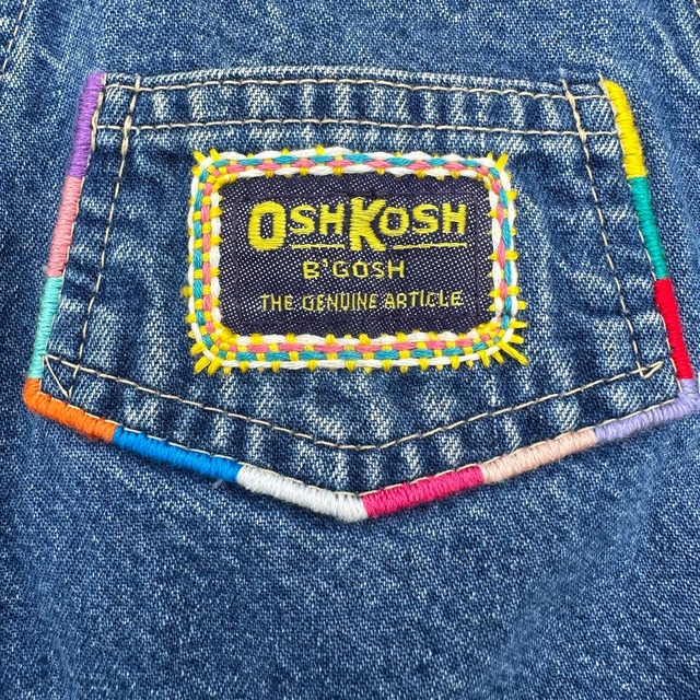 【KIDS】vintage OshKosh overall *embroidery remake size:24month