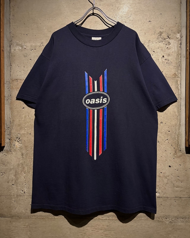 【Caka】90's "Oasis" Logo Print Vintage T-Shirt