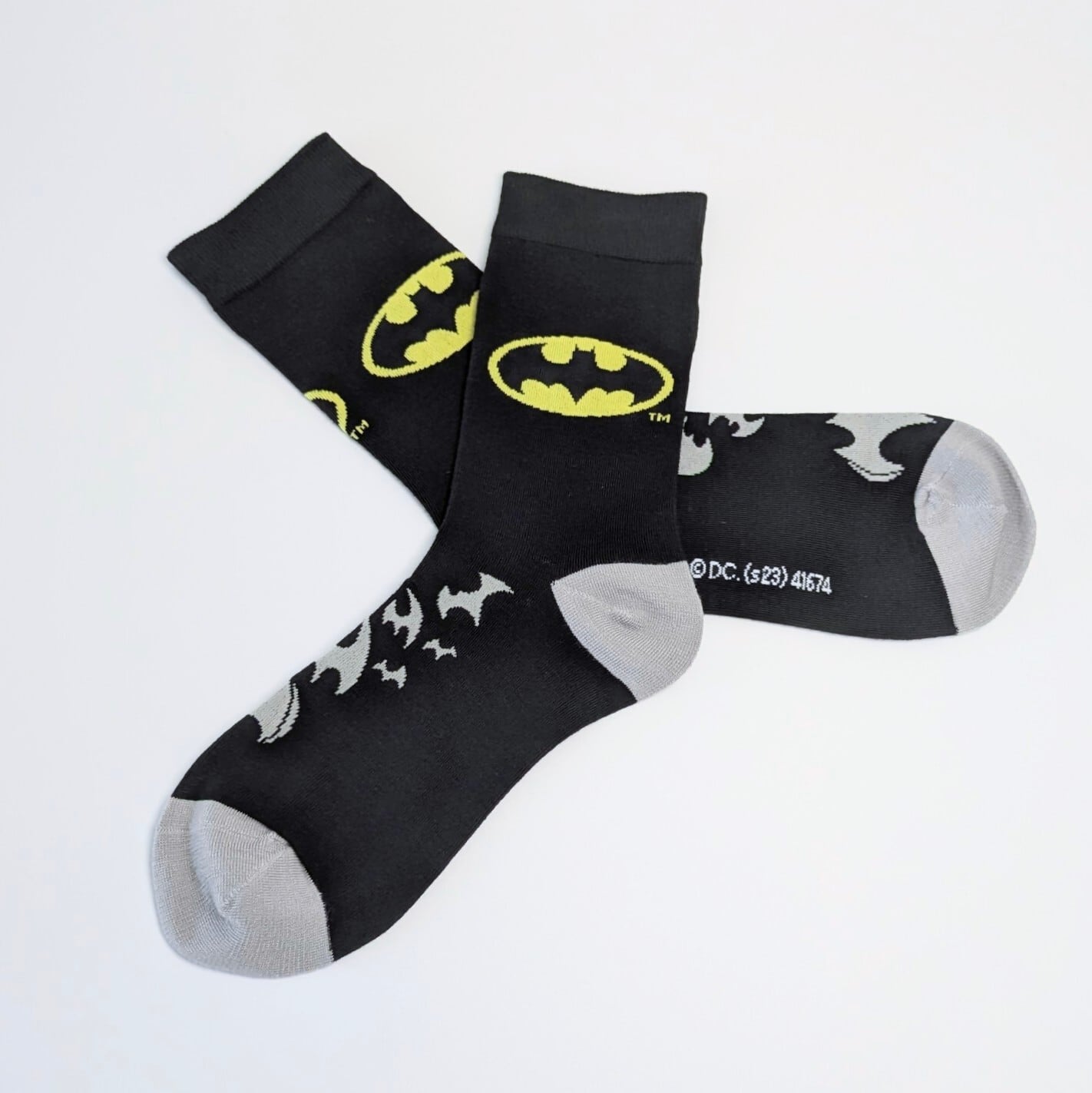 ♧【 crew socks / クルーソックス 】BATMAN ( バットマン ) / 靴下 / ソックス〚アメリカン雑貨 アメトイ〛