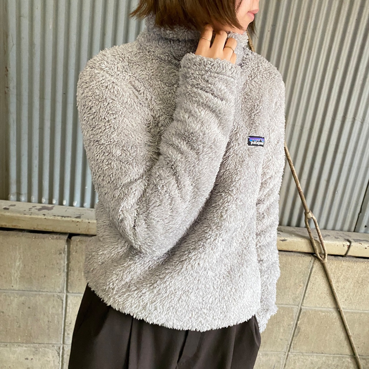 Patagonia パタゴニア ボア フリースジャケット レディースS 古着 