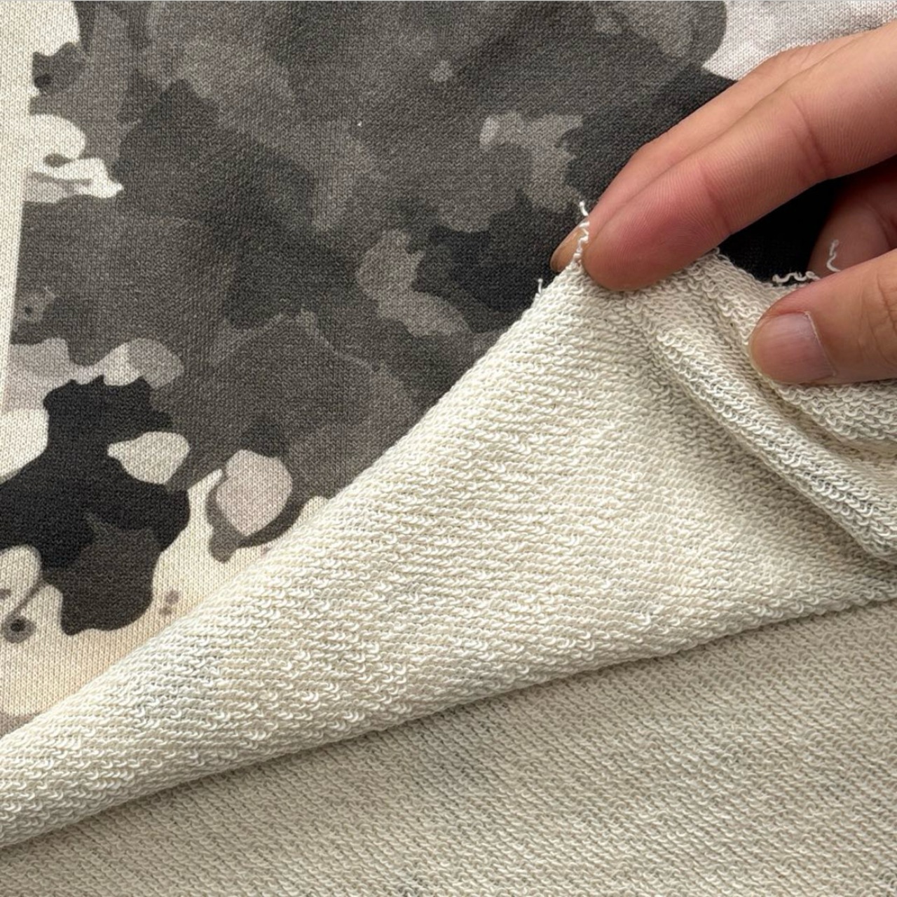 ★TC017◆1.5m◆綿100%裏毛ニット生地◆マレファブ◆バシャン