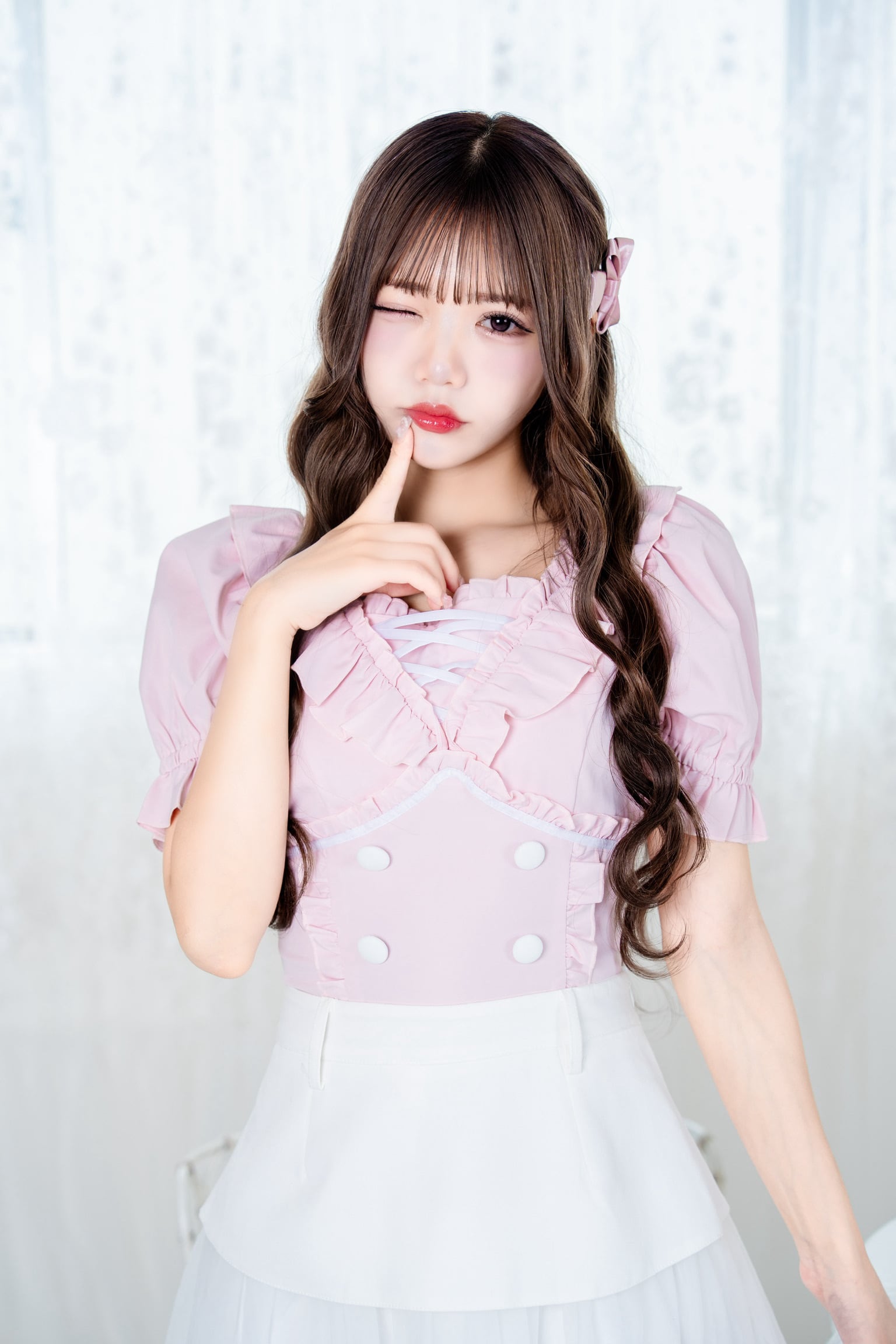 Bebe frill blouse