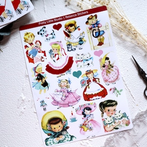 PLS31☆PrettyLittleStudio【Rebecca】Big Stickers sheet ステッカー シート