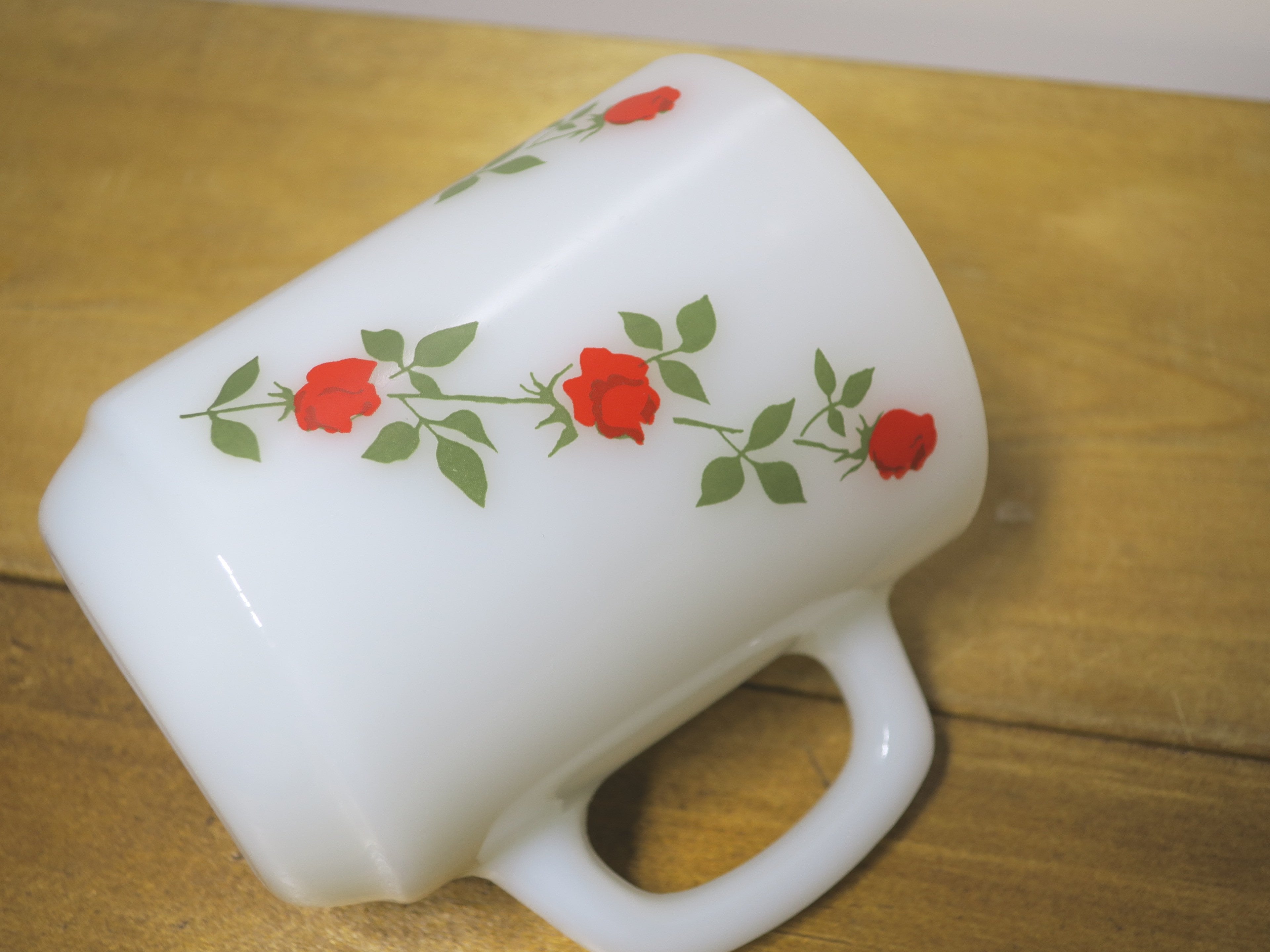 Fire King ファイヤーキング 9ozマグ バラ | cellumama(CELLULOID)