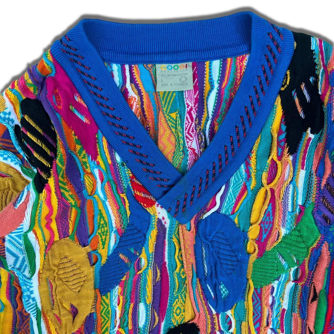 90's coogi 3dニット