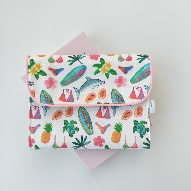 【Lサイズ】 Tropical Holiday  /  母子手帳ケース