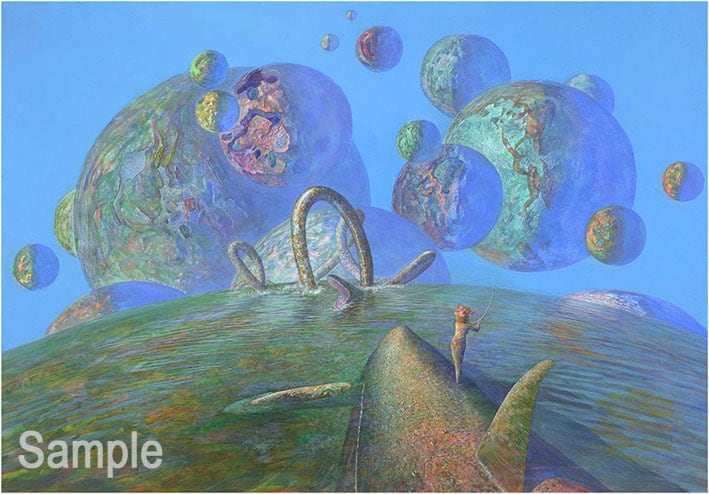 井上直久『育つ入り江の都』版画 | ART SPACE