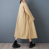 ボリューム フレア シャツワンピース  00354