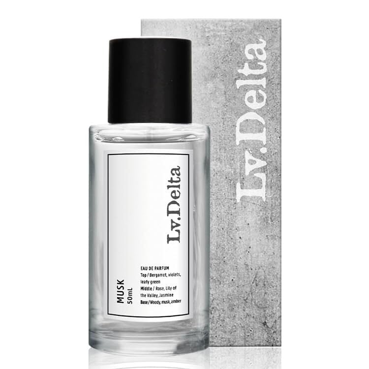 【新品未開封】2個 メンズ香水 ムスク ベルガモット オードパルファン 50mL レベルデルタ(LvDelta) メンズ香水 ムスク ベルガモット オード