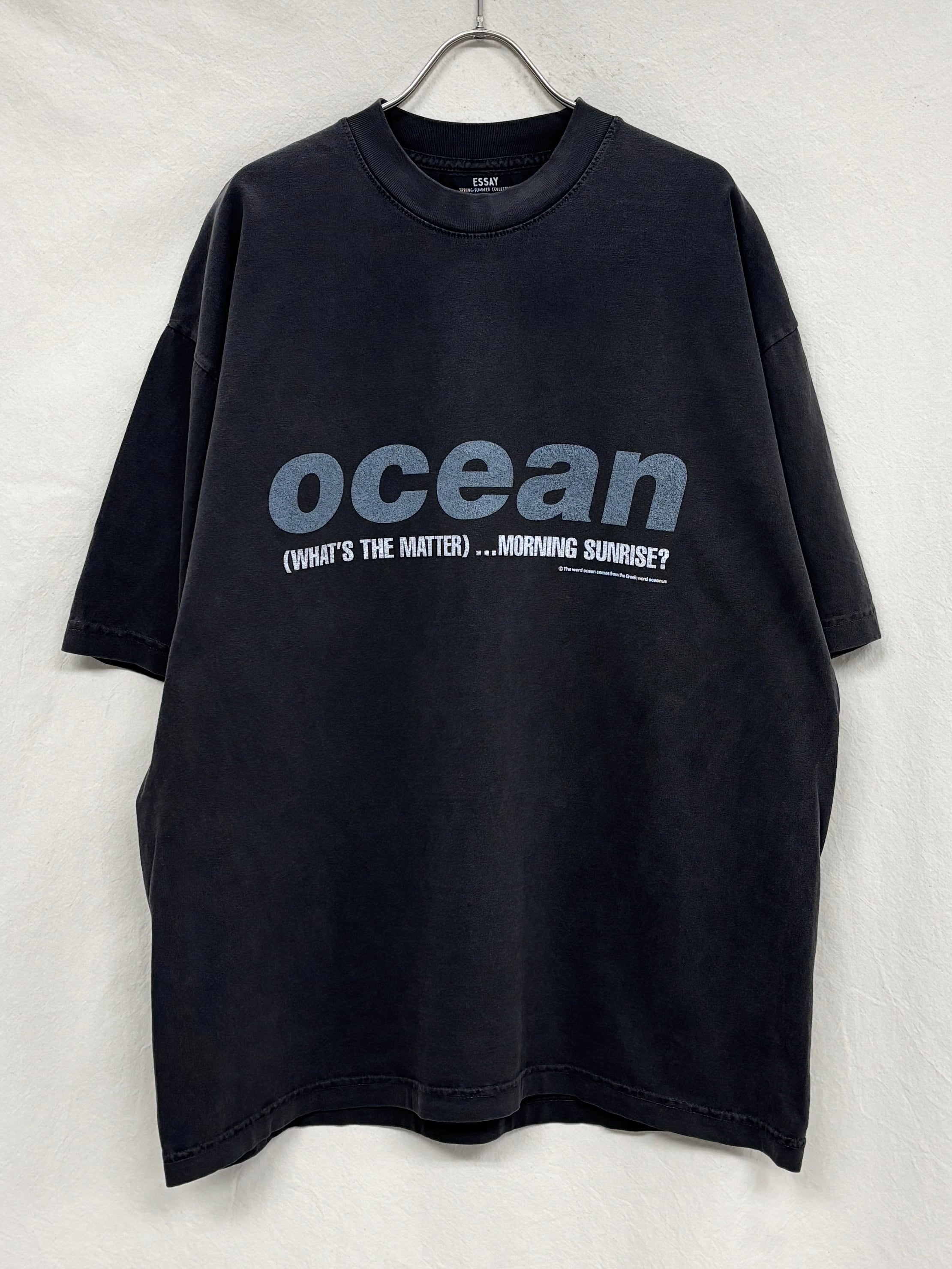 ESSAY / OVERSIZED GARMENT DYE T-SHIRT (OCEAN) | THE MODERN AGE