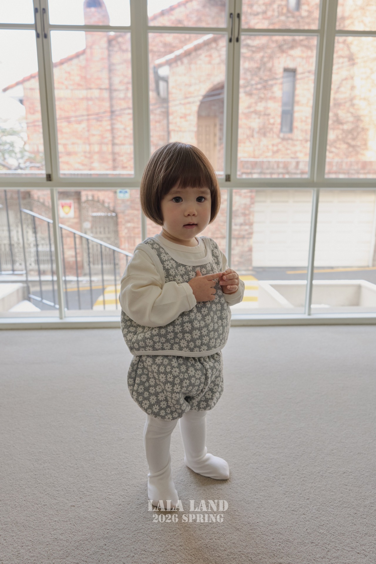 LALALAND 26/SS (Baby)Ribbed lap-back tee