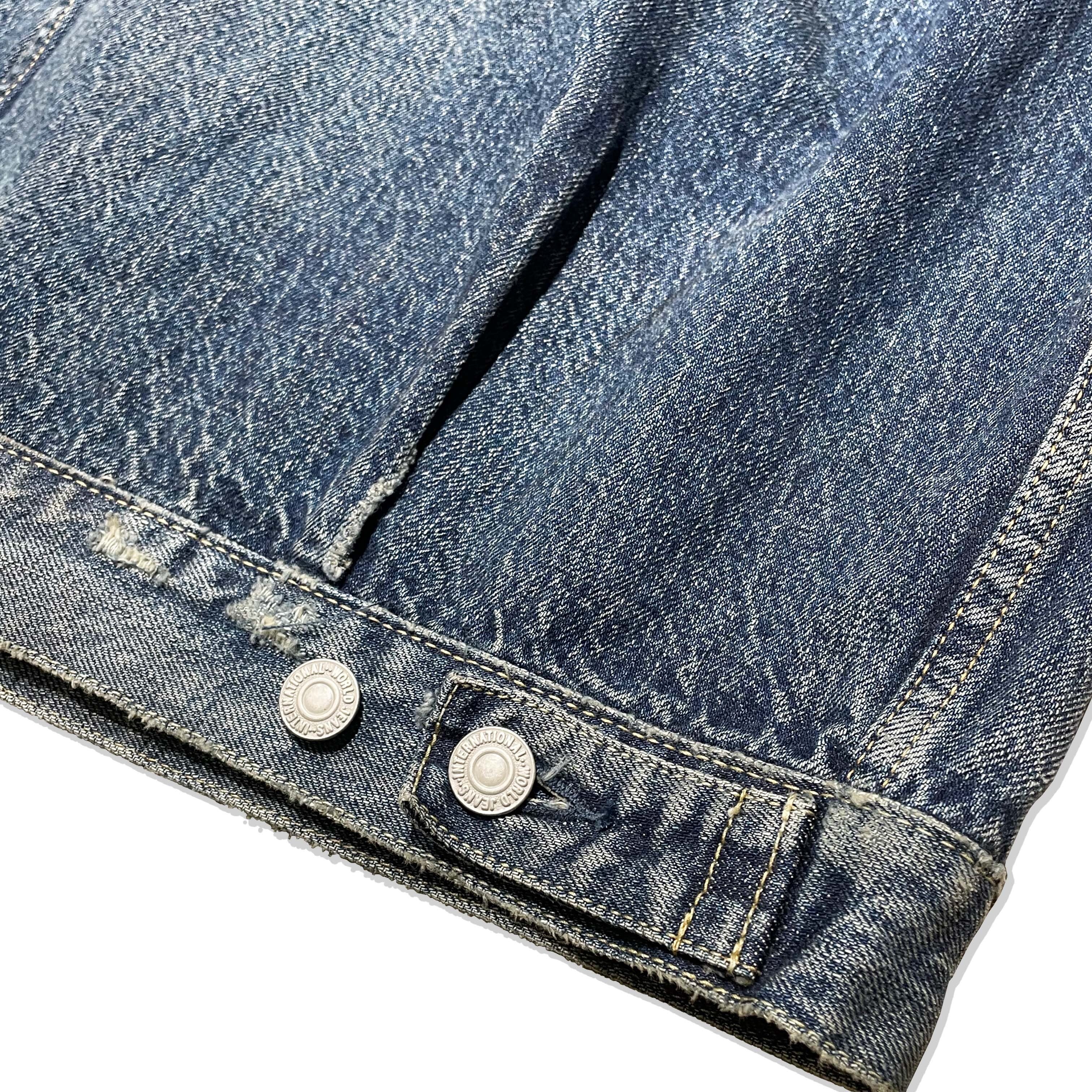 Benjamin Authentic Club Vintage Wash Denim Trucker Jacket Special