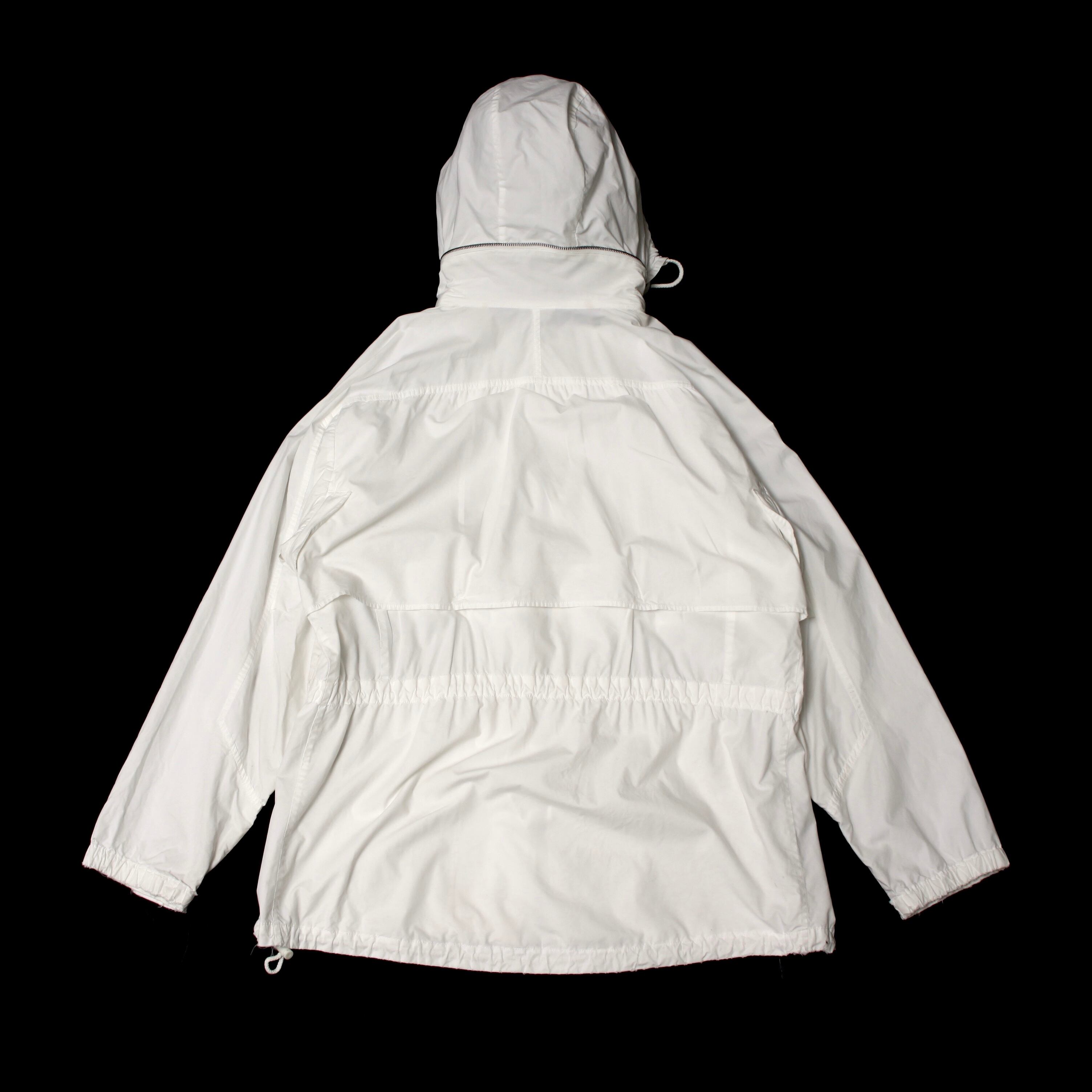 0345. 1990's PRL cotton smock ホワイト ミリタリージャケット