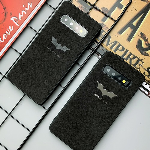 メンズ用 Galaxy S10+/S10/Note9/S9+/S8ケース コウモリ☆黒 人気商品