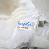ベリーダンス 衣装 Hoyda ホイダ バラディドレス ホワイト系 トップス ワンピース ドレス 白 金 ラメ スパンコール キラキラ 装飾 豪華 バッグ セット スリット 華やか 明るい 伸縮 ストレッチ ダンス衣装 イベント ステージ ゴールド系