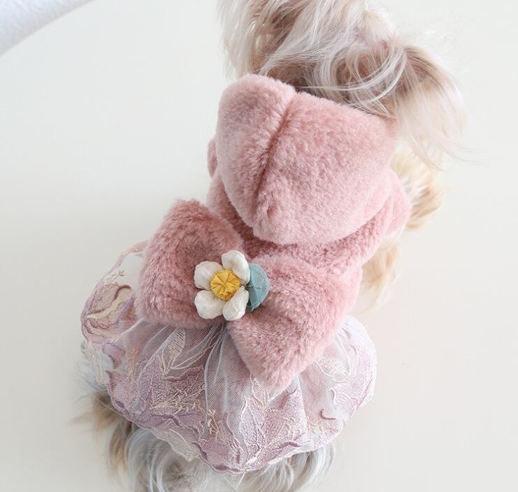 《予約》№3102277 もこもこフードワンピース