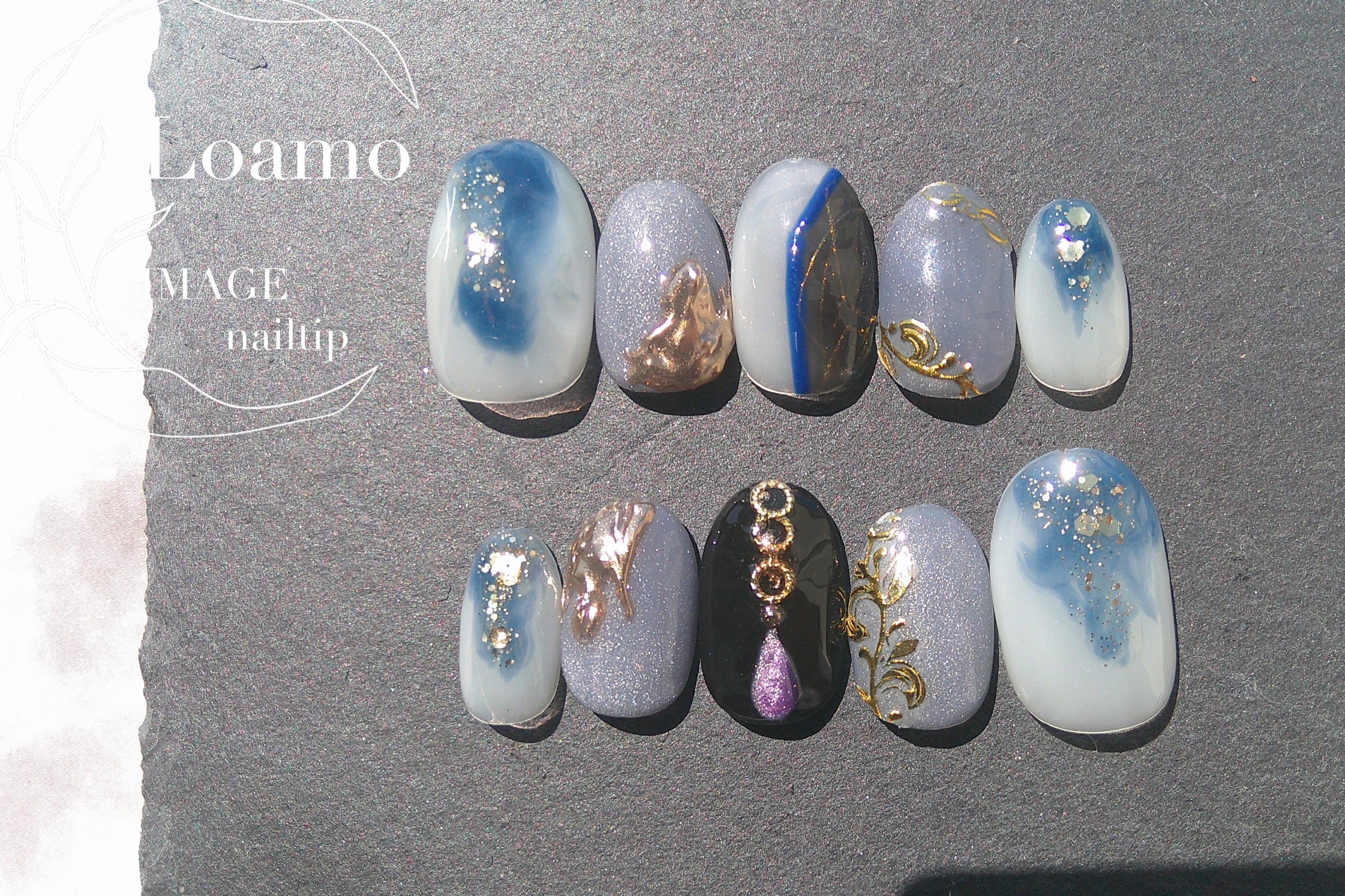 にじネイル Bright ネイルポリッシュ チェキ 小柳ロウ 2点セット にじ