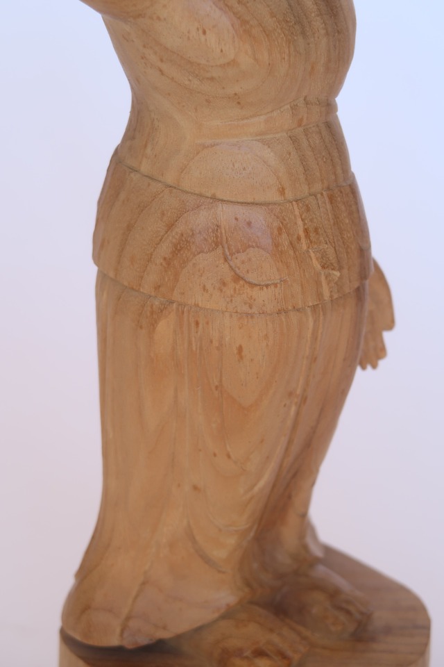 Birth Buddha ― An Original Wood Sculpture by Tessō Mori