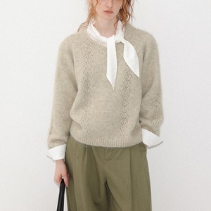 Soft Cable Knit Pullover T3823