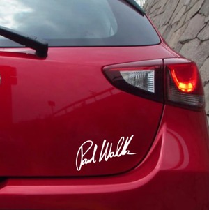 カッティングステッカー（Paul Walker）