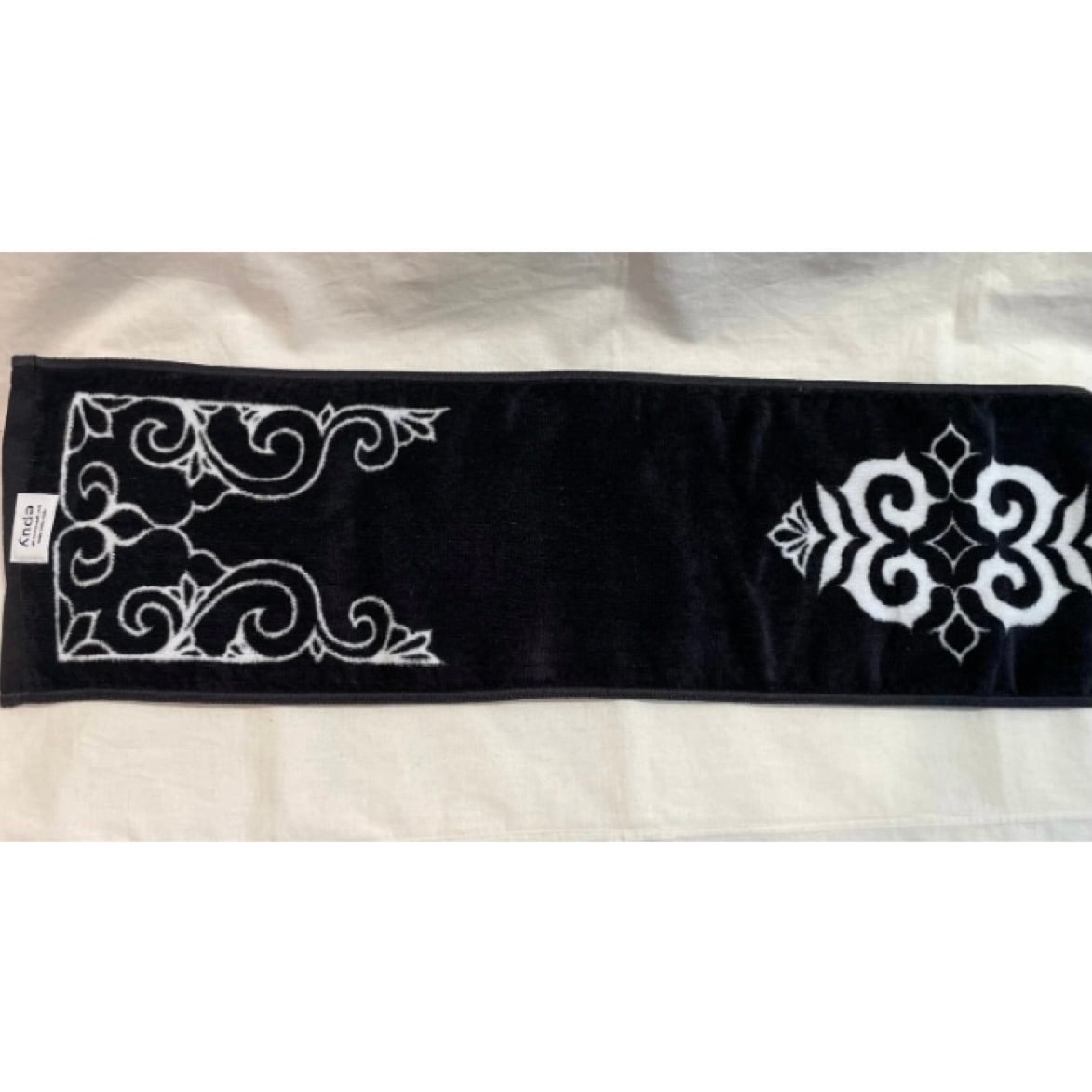 関根真紀】アイヌ文様 マフラータオル | アイヌモシリ オンラインショップ