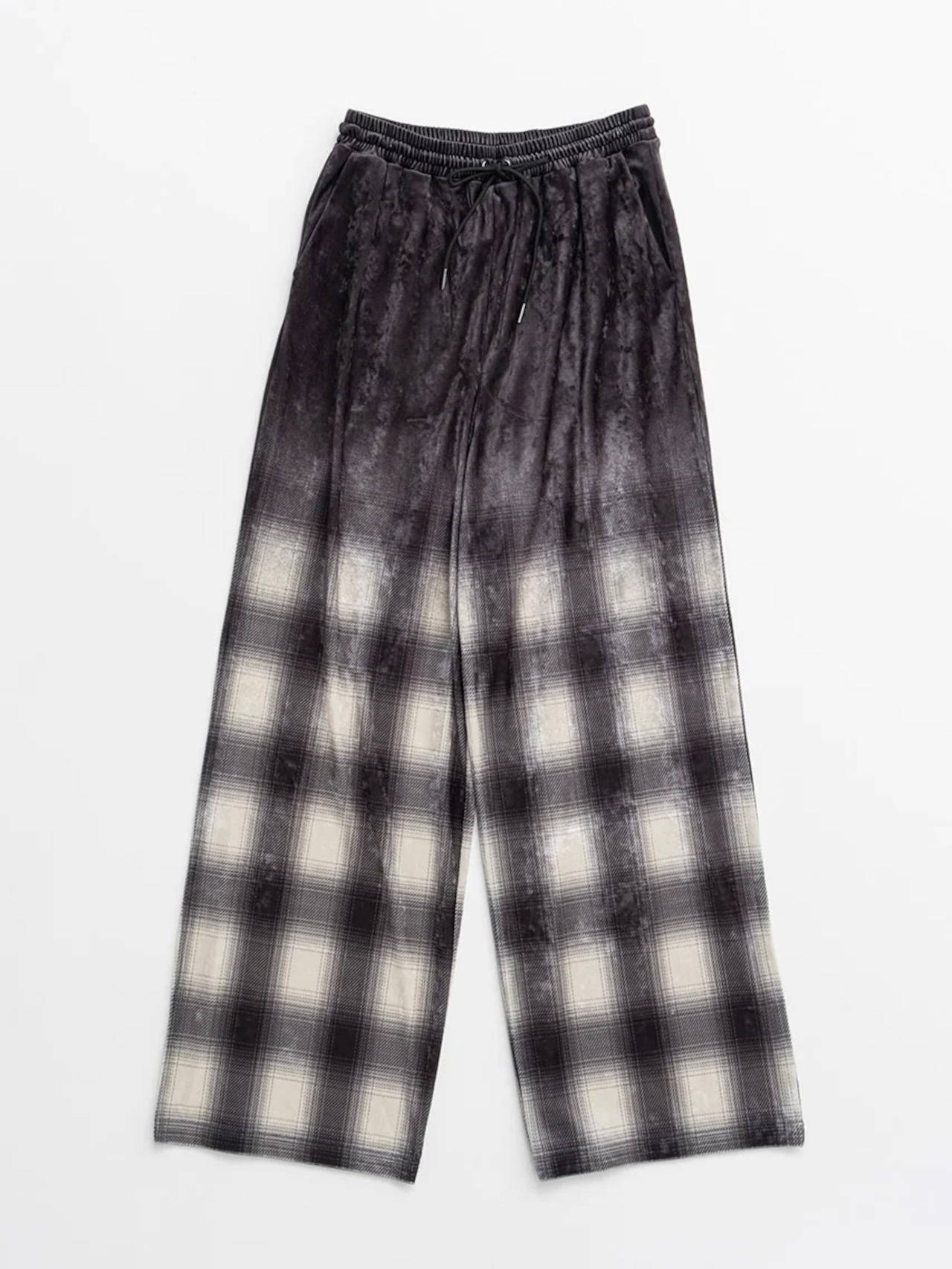 【26AW | WOMEN】PRANK PROJECT プランクプロジェクト / パンツ / Faded Check Velour Pants 31262465911 - 4