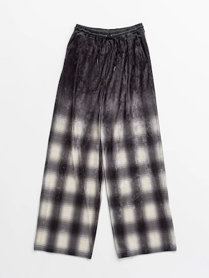 【26AW | WOMEN】PRANK PROJECT プランクプロジェクト / パンツ / Faded Check Velour Pants 31262465911