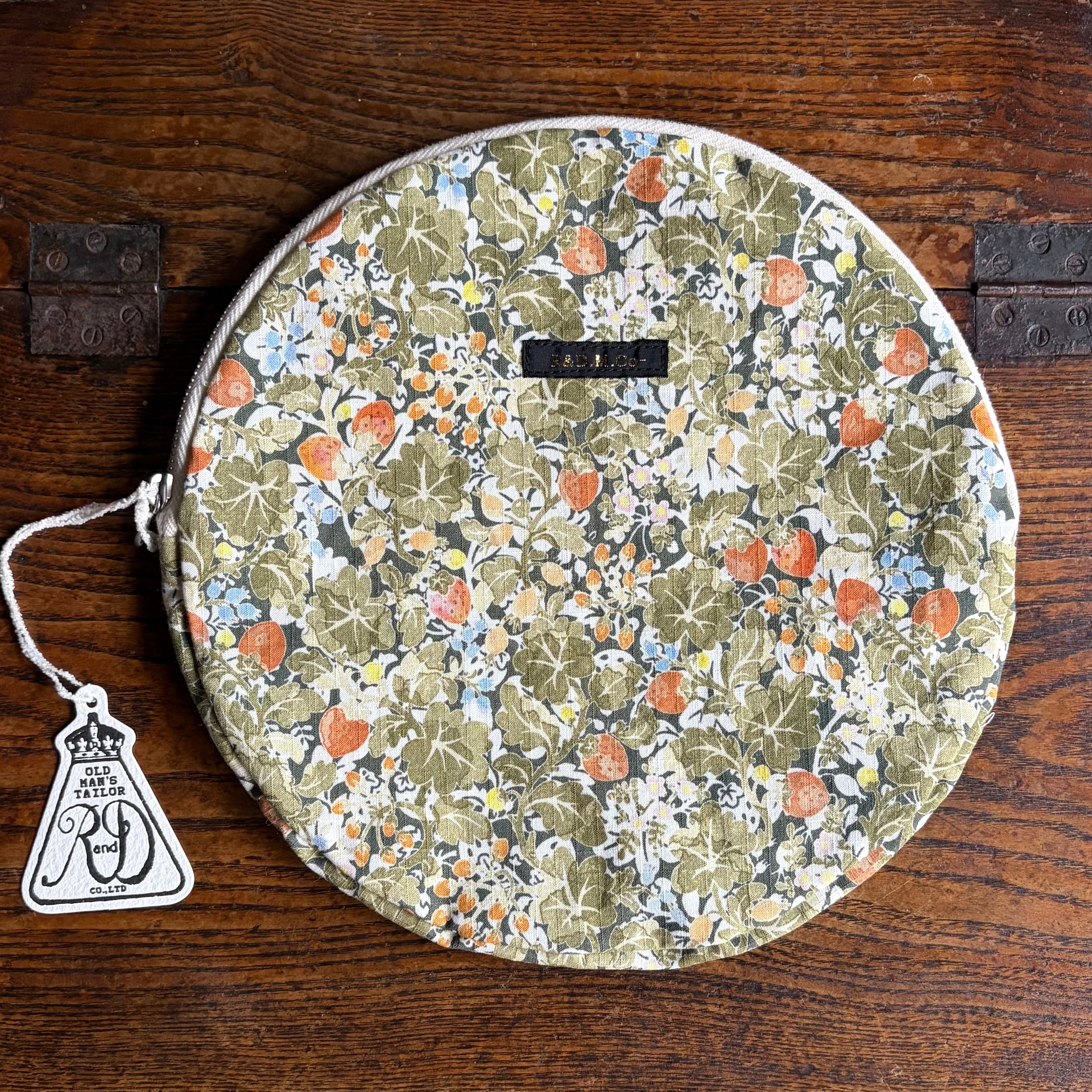 R&D.M.Co-/OLDMAN'S TAILOR / W.B.F. RIPSTOP CIRCLE POUCH (L) /ワイルドベリーフィールドサークルポーチ(L) #7895 Sepia